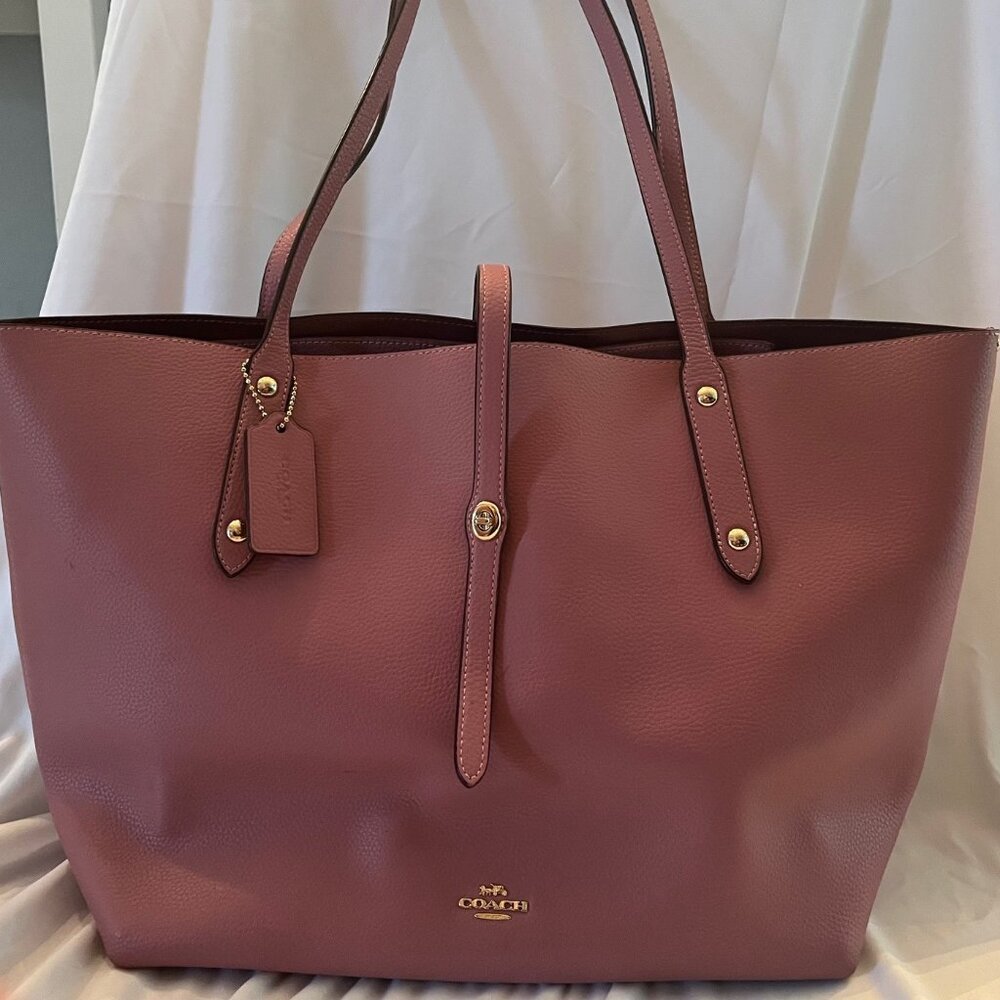 Coach Pink Tote Bag